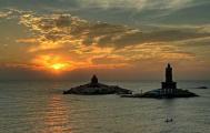 Sunrise in Kanyakumari